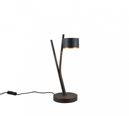 Trio Lighting Επιτραπέζιο Φωτιστικό 1xGX53 CODA Μαύρο-Χρυσό