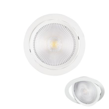 Στρογγυλό Χωνευτό LED Panel Ρυθμιζόμενο 20W 4000K 5990