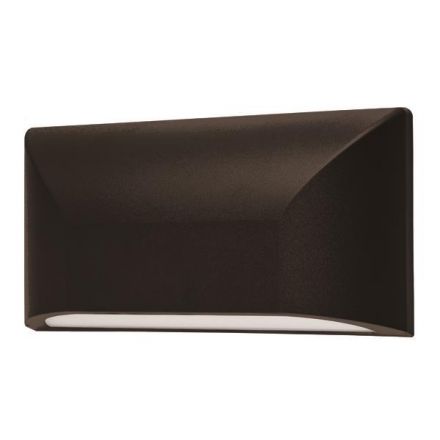Απλίκα Τοίχου LED SLIM 6W IP65 220-240V 3000K 220X51X113mm Μαύρο PRO