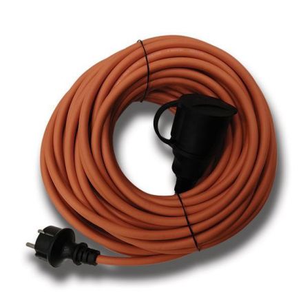 Προέκταση Γερμανικών Προδιαγραφών 30m 3X1.5mm IP44 Πορτοκαλί
