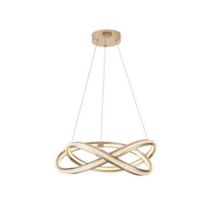 Κρεμαστό Φωτιστικό Αλουμίνιο LED 38W 3000Lm 3000Κ  - Χρυσό - ORION