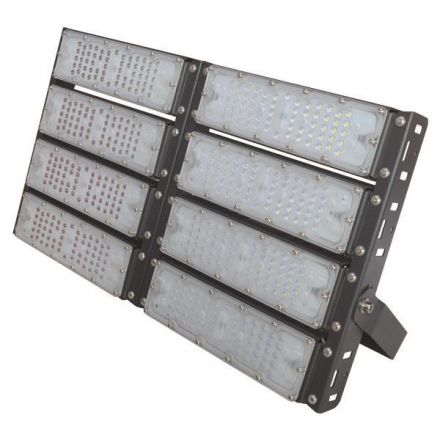 Προβολέας LED SMD 8Χ50/400W AC100-240V Μαύρος IP65 4000K PLUS