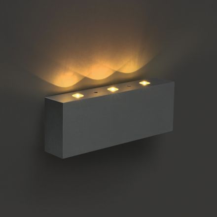 One Light Επίτοιχο Διακοσμητικό Φωτιστικό LED 6x0.2W Κίτρινο Αλουμίνιο 230V
