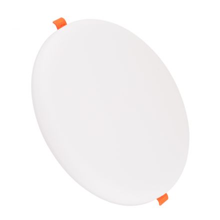 Χωνευτό LED Panel FrameLess Φ22cm 33W 3393lm 180° - Ρυθμιζόμενης Τρύπας Κοπής από 3.5εκ έως 20.5εκ - 2700K