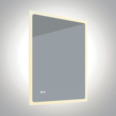 One Light Τετράγωνος Φωτιζόμενος Καθρέπτης LED 20W/16W Defog CCT Αλουμίνιο/Γυαλί Dimmable