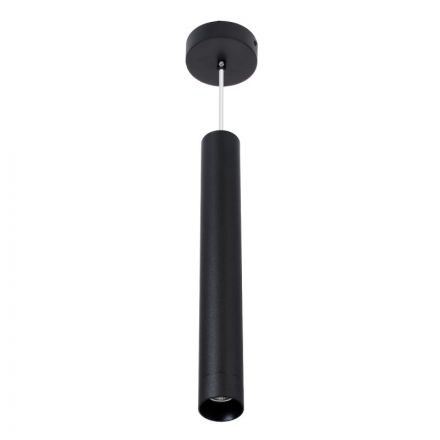 CANAL Κρεμαστό Φωτιστικό LED 7W 700lm 36° IP20 - 2700K - Μαύρο - 30cm