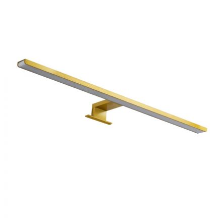 NINA Απλίκα Καθρέπτη - Πίνακα LED 12W 1400lm 120° - IP44 - 4500K - Χρυσό 