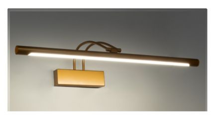 LAURA Απλίκα Καθρέπτη - Πίνακα LED 12W 1400lm 120° - IP44 - 4500K - Χάλκινο