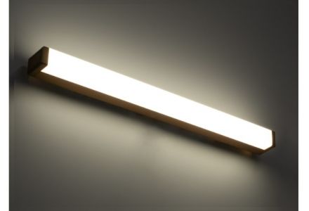 RENATA Απλίκα Καθρέπτη - Πίνακα LED 12W 1400lm 210° - IP44 - 4500K - Χάλκινο