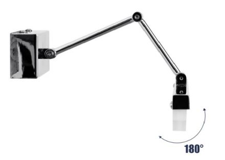 MARA Απλίκα Καθρέπτη - Πίνακα LED 12W 1400lm 120° - IP44 - 4500K - Χρώμιο Νίκελ 