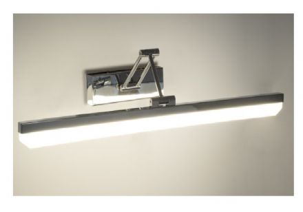 MARA Απλίκα Καθρέπτη - Πίνακα LED 12W 1400lm 120° - IP44 - 4500K - Χρώμιο Νίκελ 