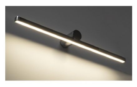 ROSA Απλίκα Καθρέπτη Μπάνιου - Πίνακα LED 12W 1400lm 120° - IP44 - 4500K - Χρώμιο Νίκελ