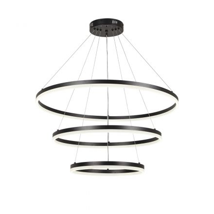 InLight Κρεμαστό Φωτιστικό LED 100W 3CCT Μαύρο