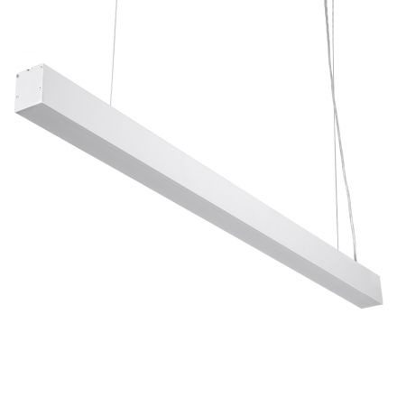 ORION 61031-P Γραμμικό Κρεμαστό Φωτιστικό Linear LED CCT 72W 8600lm 120° AC 220-240V Μ120 x Π5.5 x Υ7cm - Εναλλαγή Φωτισμού μέσω Τηλεχειριστηρίου All In One Ψυχρό 6000k+Φυσικό 4500k+Θερμό 2700k Dimmable - Λευκό - 3 Years Warranty
