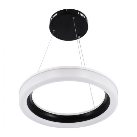 ARIANA Κρεμαστό Φωτιστικό Κύκλος LED 55W 6376lm 3CCT -120° Dimmable Φ48cm - Μαύρο