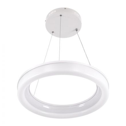 ARIANA Κρεμαστό Φωτιστικό Κύκλος LED 55W 6376lm 120° 3CCT Dimmable Φ48cm Λευκό