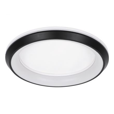 MELINA 61040 Πλαφονιέρα Οροφής Κύκλος LED CCT 55W 6376lm 120° Dimmable Φ48cm Μαύρο