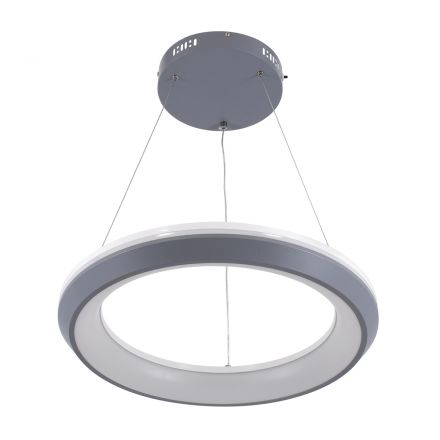 MELINA Κρεμαστό Φωτιστικό Κύκλος LED 55W 6376lm 120° 3CCT Dimmable Φ48cm Ανθρακί