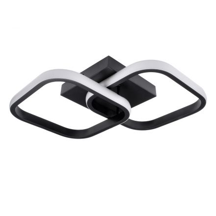NORA 61061 Φωτιστικό Οροφής Design LED CCT 22W 2640lm 300° On/Off Μ40 x Π24 x Υ7cm Μαύρο