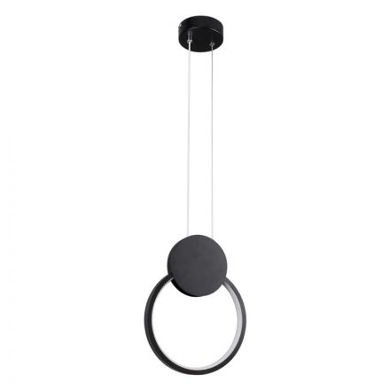 CYCLOS Κρεμαστό Φωτιστικό Design LED 9W 1080lm 300° 3CCT - Μαύρο
