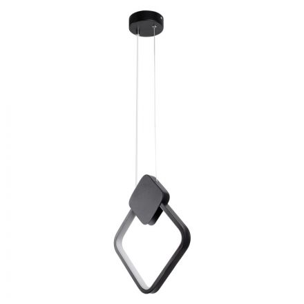 MARY Κρεμαστό Φωτιστικό Design LED 12W 1440lm 300° 3CCT - Μαύρο