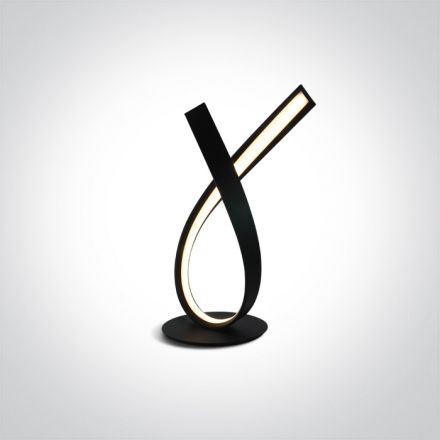 Φωτιστικό Επιτραπέζιο Ribbon LED 10W 3000K Αλουμίνιο ON/OFF Μαύρο