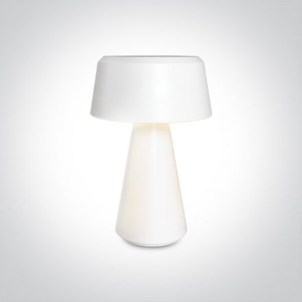 Φορητό Πορτατίφ LED 3W 3000K 3-Step Dim ABS Λευκό IP65