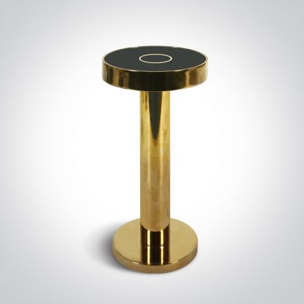 Φορητό Πορτατίφ LED 2.5W CCT Dimmable Die Cast Χρυσό IP65