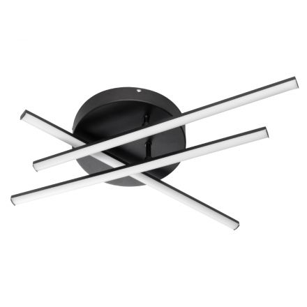 DRACO 61093 Φωτιστικό Οροφής Γραμμικό Linear Design LED CCT 45W 5535lm 120° Dimmable Φ50 x Υ11cm Μαύρο