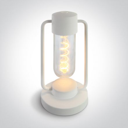 Πορτατίφ LED 1.8W Touch Διακόπτης Dimmable Die Cast Λευκό IP65
