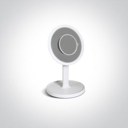 Φωτιστικό Καθρέπτης LED 7W ABS Touch Διακόπτης Λευκό CCT USB