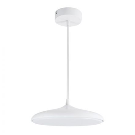 BARON Κρεμαστό Φωτιστικό LED 12W 1440lm 120° 3CCT μέσω Διακόπτη On/Off - Λευκό