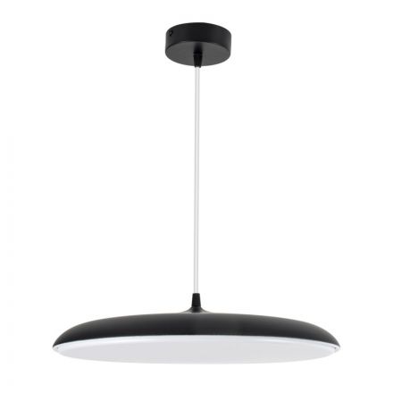 BARON Κρεμαστό Φωτιστικό LED 24W 2880lm 120° 3CCT μέσω Διακόπτη On/Off - Μαύρο