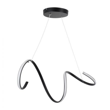 SPIRALE 61283 Κρεμαστό Φωτιστικό Design LED 75W 3CCT - Μαύρο