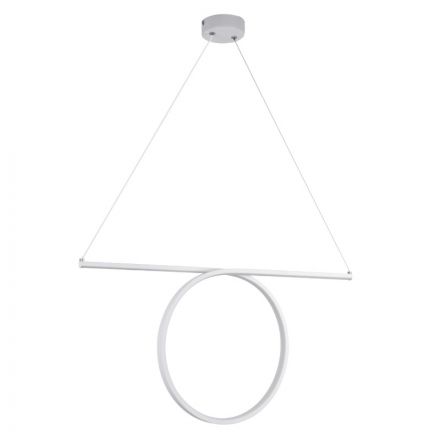 ROME 61295 Κρεμαστό Φωτιστικό Οροφής Linear Design LED CCT 24W Λευκό