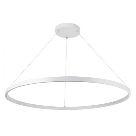 DIAMOND Κρεμαστό Φωτιστικό LED Δαχτυλίδι 75W 3CCT Dimmable Λευκό Φ100cm