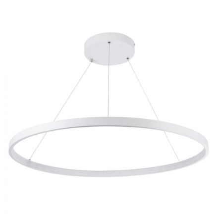DIAMOND Κρεμαστό Φωτιστικό LED Δαχτυλίδι 67W 3CCT Dimmable Λευκό Φ80cm