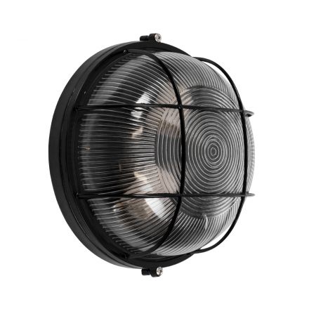 BOATLIGHT Vintage Industrial Απλίκα - Καραβοχελώνα Εξωτερικού Χώρου - IP65 - Μαύρο