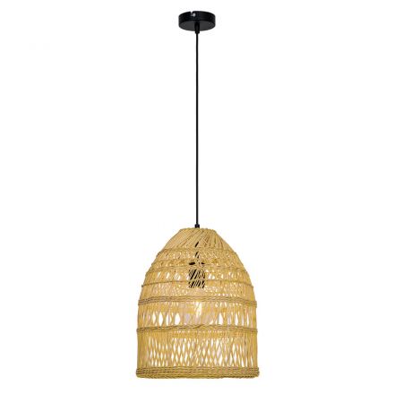 Κρεμαστό Φωτιστικό 1xE27 Rattan Natural Anteo