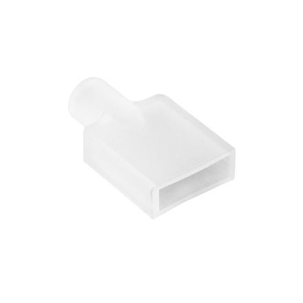 NEONPRO Τάπα Σύνδεσης για την NEONPRO Professional Neon Flex LED 10W/m 24VDC & 48VDC με Π6 x Υ1.2cm - Διάφανη 