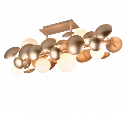 BUBBLE Κρεμαστό Πολύφωτο LED 8xG9 - Χρυσό