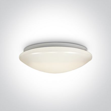 Στρογγυλή Πλαφονιέρα LED 26W 3000Κ 230V Αλουμίνιο/PC Λευκό