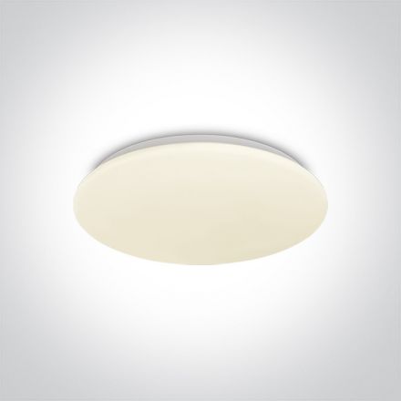 Πλαφονιέρα LED 30W 3000Κ 230V Μέταλλο/PMMA Λευκό