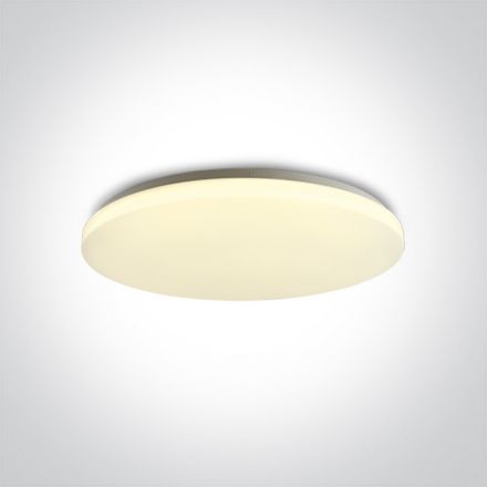 Πλαφονιέρα LED 50W 3000Κ 230V Μέταλλο/PMMA Λευκό