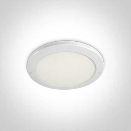 Στρογγυλό LED Ultra Slim Panel 30W 3000Κ 230V Αλουμίνιο/PC Λευκό