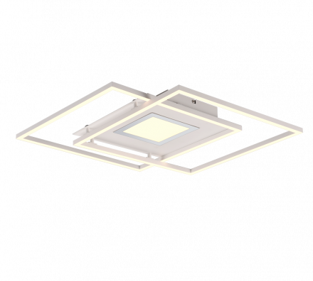 Trio Lighting Φωτιστικό Οροφής VIA LED 36W Μέταλλο Λευκό Ματ