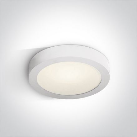 Στρογγυλό LED Panel 16W 4000Κ 230V Die Cast Λευκό