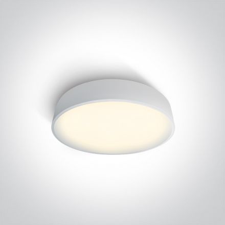Πλαφονιέρα LED 20W 3000Κ 230V Μέταλλο Λευκό