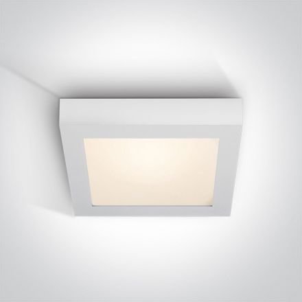 Τετράγωνο LED Panel 22W 3000Κ 230V Die Cast Λευκό
