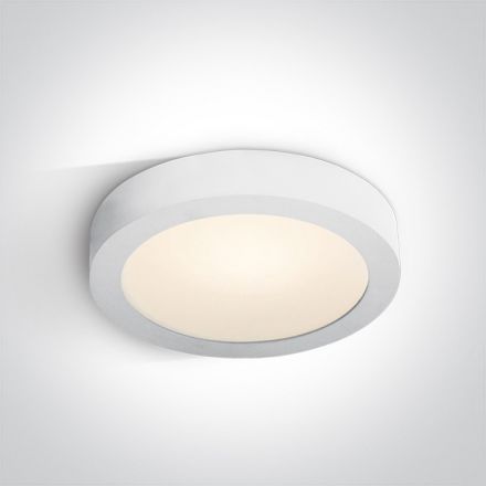 Στρογγυλό LED Panel 30W 3000Κ 230V Die Cast Λευκό